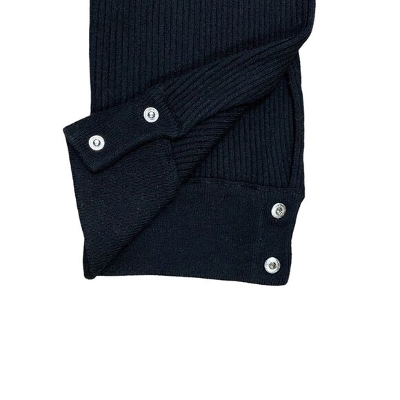 Jonathan Simkhai Sz XS Joggers Rib Knit Black Danny Tapered Track Pants - Picture 8 of 9